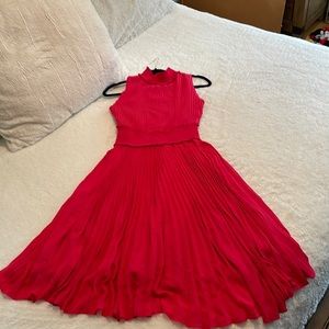 Nanette Pleated midi dress